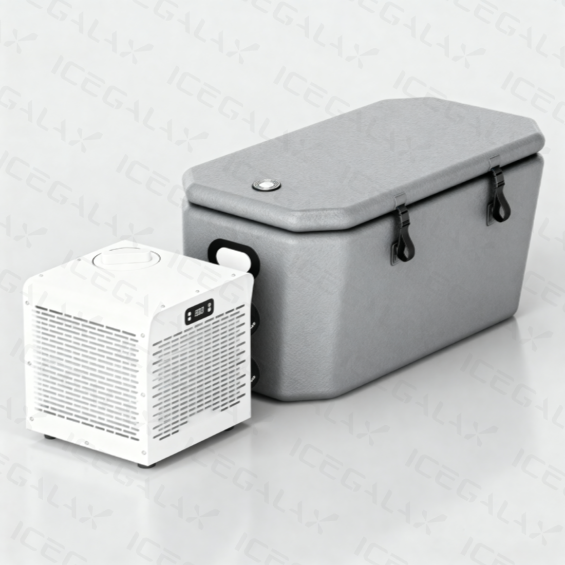 Baignoire blanche avec refroidisseur 0,8 HP