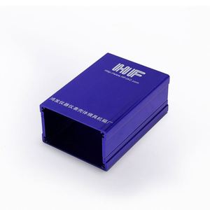 Sandblasted Extruded Aluminum <b>Enclosure</b> with IP54 Protection 46x76x110mm for Electrical Controller Housing - Product Image 1