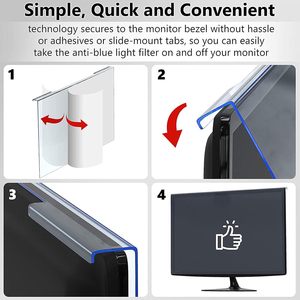 Chất lượng cao UV chặn Acrylic chống ánh sáng màu xanh bộ lọc hiệu quả bảo vệ mắt cho máy tính máy tính xách tay điện thoại <span class=keywords><strong>TV</strong></span> bảo vệ màn hình - Product Image 3