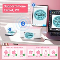 Imprimante d'étiquettes Phomemo 241BT sans fil, compatible avec les téléphones Android et iOS, ordinateur portable et ordinateur de bureau