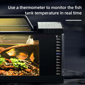 Kits de réservoir de poissons de démarrage autonettoyant bureau petit réservoir de poisson intelligent Betta avec filtre éclairage chauffage - Product Image 4