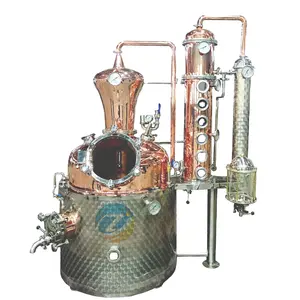 व्हिस्की आसवनी बनाने की मशीन शराब आसवन उपकरण 100 लीटर