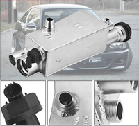 LAVITIIN Nouveau Vase d'expansion en aluminium personnalisé pour E46 323i/325i/328i/330i avec capuchon et capteur de réservoir de liquide de refroidissement