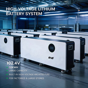 102.4v314AH 32kWh Energy Storage System No Additional High Voltage Control <b>Box</b> Required for Solar Applications - Product Image 6