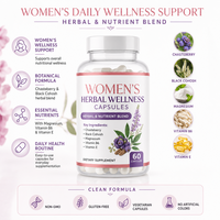 Capsules de bien-être à base de plantes pour femmes OEM avec agripaume, cohosh noir, vitamine B6, complément nutritionnel pour femmes