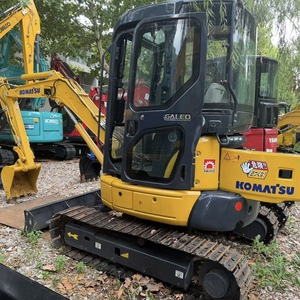Excavatrice sur chenilles Komatsu PC35 d'occasion, 3,5 tonnes, mini-pelleuse d'origine japonaise, bon état, pour travaux de jardinage et de construction municipale - Product Image 3