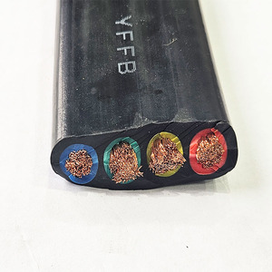 फ्लैट केबल yfb/yvfb केबल 3*35 + 1*10 yfb 3*16 मिमी 5*6 मिमी 4*25 मिमी लिफ्ट पावर कॉर्ड कस्टमाइज्ड क्रेन केबल - Product Image 2