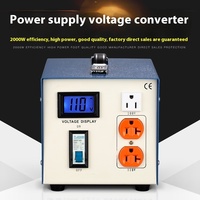 Transformateur 220V 110V 2000W Convertisseur d'alimentation en cuivre haut de gamme 100V USA Japon 48V 5A CC Monophasé Triphasé Bobiné PCB