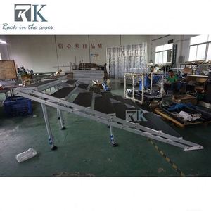 Plataforma de iluminación de escenario de bajo costo Soportes de aluminio con escaleras plegables - Product Image 4