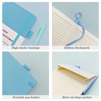 Cuaderno diario personalizado cuaderno de cuero lindo cuaderno A5 Cuadernos para estudiantes