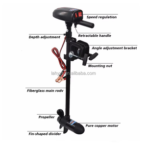 <span class=keywords><strong>Moteur</strong></span> de pêche électrique Hailebao MD8000 18lb 180W 4 temps en <span class=keywords><strong>acier</strong></span> inoxydable DC 12V avec support de montage en PVC pour <span class=keywords><strong>bateau</strong></span> hors-bord et auvent - Product Image 3