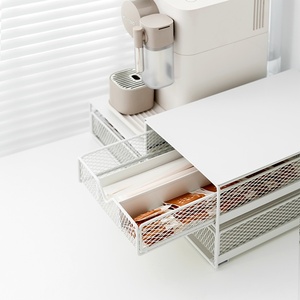 <span class=keywords><strong>Cassetto</strong></span> Portacapsule Caffè, <span class=keywords><strong>Cassetto</strong></span> Porta K-Cup Sotto la Caffettiera, Organizzatore Scorrevole per Cucina o Ufficio - Product Image 5