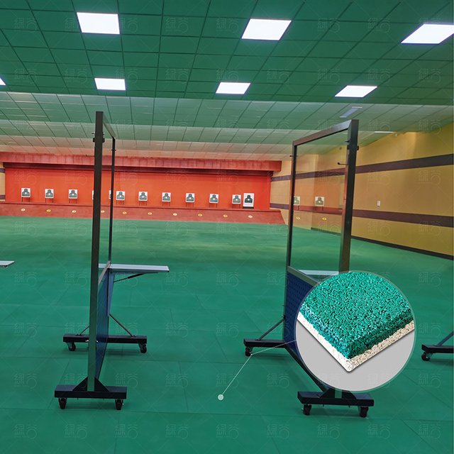Factory Direct Sales Anti-vibration Shooting Range Rubber Tiles Ballistic Rubber Mat