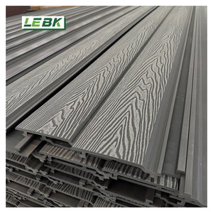 Panneaux muraux en WPC plastique pour extérieur, imperméables, résistants à l'humidité, à emboîtement, texture <span class=keywords><strong>bois</strong></span> 3D, pour utilisation en appartement - Product Image 2