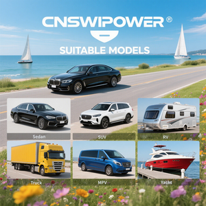 <span class=keywords><strong>Chargeur</strong></span> cc à cc 12V/24V Max 100A contrôleur d'alimentation Buck-Boost Compatible avec LiFePO4 pour les véhicules récréatifs et les camions charge de batterie de secours - Product Image 6
