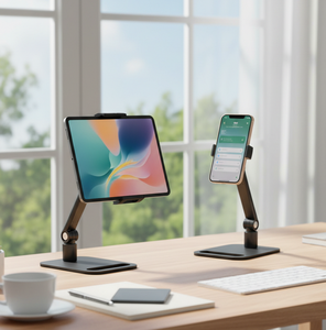 PROYOU 2026 Support de tablette portable réglable et pliable, support de bureau pour téléphone portable et tablette, support pour iPhone et iPad - Product Image 3