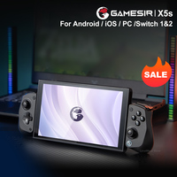 Manette de jeu mobile sans fil Gamesir X5S avec connectivité tri-mode, design léger, vibration HD pour Switch 2 Android IOS