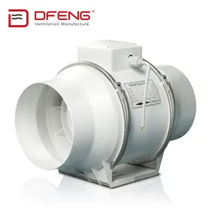 4/6/8/10/12 Inch Easy installation High Air Flow House Ventilation Silent Extractor Inline Pipe Fan/ Duct Fan