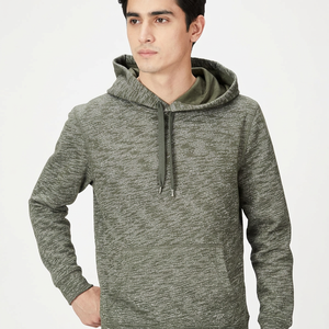 Sweat à capuche surdimensionné pour homme 2025, 100% coton, sur mesure, haute qualité, avec motif uni, nouveau style ! Logo avant positionné - Product Image 1