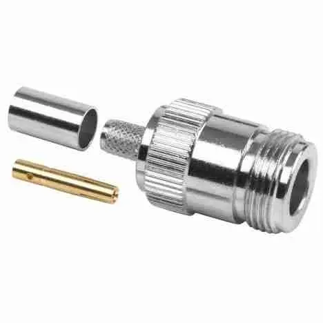 N Type Schot Vrouwelijke Connector Crimp Voor Lmr240 Kabels