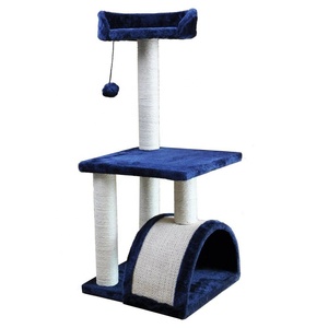Petit arbre à <span class=keywords><strong>chat</strong></span> populaire avec poteaux à gratter en Sisal, griffoir pour meubles, Design fonctionnel, les chats aiment - Product Image 2