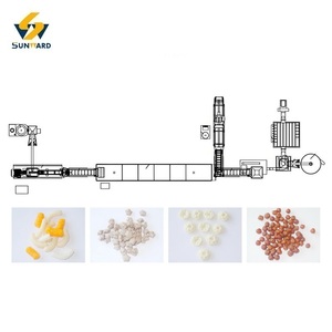 Ligne de production d'aliments <span class=keywords><strong>pour</strong></span> <span class=keywords><strong>bébés</strong></span> <span class=keywords><strong>Gerber</strong></span> : extrudeuse et sécheuse <span class=keywords><strong>pour</strong></span> poudres de <span class=keywords><strong>céréales</strong></span>, ingrédients, fromage, beurre et torsades aromatisées - Product Image 1