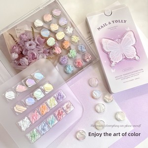 YOLLY Langlebige LED-Lampen quelle 18 Farben No-Wash Pearl <span class=keywords><strong>Micro</strong></span>-Carving Nagellack Gel Fairy-like Texture Salon Bottle - Product Image 5
