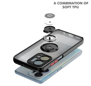 Funda trasera mate de TPU para teléfono móvil, carcasa a prueba de golpes con soporte de anillo de Metal para Huawei Honor X7A X8 X9 5G - Product Image 2