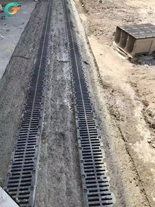 Caniveau de drainage en béton polymère en forme de U, haute résistance, anti-corrosion, pour <span class=keywords><strong>parking</strong></span> - Product Image 5