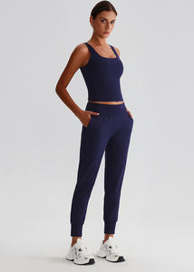 Aoyema ชุดกีฬาโยคะชุดวอร์มสำหรับผู้หญิงชุดออกกำลังกายกางเกงวิ่งแบบกำหนดเอง - Product Image 4