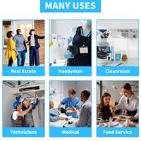 Vente en gros d'usine, prix bas, couvre-chaussures jetables en CPE de qualité médicale, recyclables, anti-poussière, pour l'intérieur