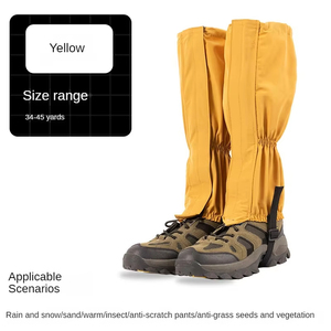 Waterproof Winter Sports Accessories Elastic Strap Gaiters Long Tube Breathable Legs Protection Guards Keep Pants <b>Shoes</b> Warm - Product Image 6