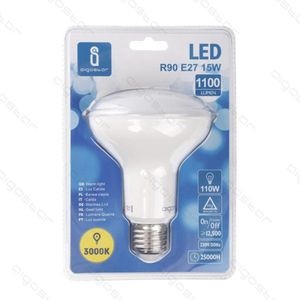 หลอดไฟ LED R90 E27 15W 1100 ลูเมน 3000K แสงวอร์มไลท์ อายุการใช้งาน 25000 ชม. - Product Image 1
