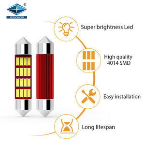 C5W bubbl 31 36 39 41mm 4014 chip LED Canbus C10W nuova condizione 12V auto LED luce di lettura interna lampada a cupola - Product Image 5