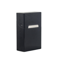 Étui à cigarettes de luxe en aluminium, capacité 20 cigarettes, fermeture magnétique, logo personnalisé, boîte à tabac portable, vente en gros