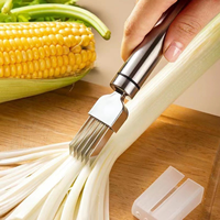Roestvrij staal 304 Scallion Slicer Multifunctionele uienversnipperaar Snijder Beschermhoes Gemakkelijke grip Compact ontwerp Keuken