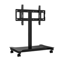 Nuevo Soporte de TV Motorizado con Elevación por Movimiento, Ajustable en Altura de 32-65 Pulgadas, Carro Eléctrico con Control Remoto, Capacidad de Carga de 80 kg, Soporte Móvil para el Hogar