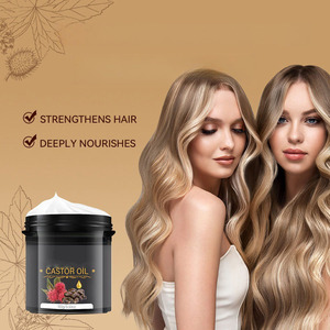 Wholesale Herbal Black Castor Oil Hair <strong>Conditioner</strong> for Quick <strong>Thickening</strong>, Hair Repair and Softening of Hair 100g - Product Image 3