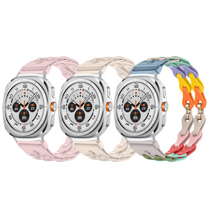 Pulsera hueca de moda Correa de reloj de silicona creativa para <span class=keywords><strong>Samsung</strong></span> Galaxy Watch <span class=keywords><strong>Ultra</strong></span> 47mm Watch Band - Product Image 1