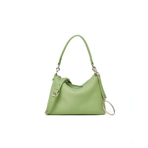 حقائب كتف فاخرة للنساء وصلت حديثًا لعام 2024، حقائب يد للنساء بتصميم حزام مزدوج من جلد البولي يوريثان بلون موحد - Product Image 3