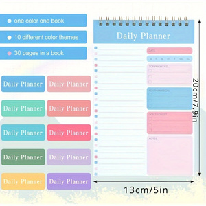 Blocco Note Lista delle Cose da Fare A5 a Prezzo di Fabbrica, Agenda Giornaliera, Quaderno Lista delle Cose da Fare, 30 Fogli, Materiale Scolastico - Product Image 2