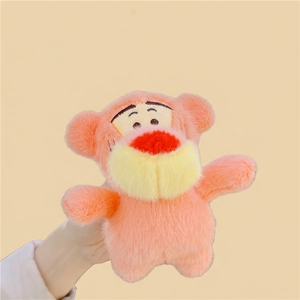 Llavero de Peluche Personalizado OEM de Tigre Rosa, Gato de Peluche para Regalos Promocionales, Venta al por Mayor a Precio de Fábrica, Suministro Directo - Product Image 5