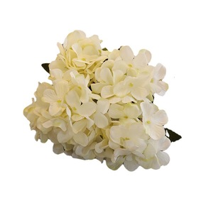 Ramo de Hortensias Artificiales Haiyi, Color Verde Lago, Flor de Seda para Decoración de Bodas, 6 Ramas, 8 Colores, Estilo Retro - Product Image 3