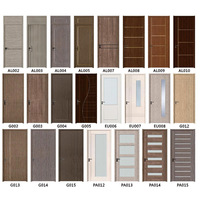 Pintu Kusen Kayu Plastik WPC untuk Gedung Hotel, Interior, Manual, Tahan Api, Modern Minimalis, Ruang Tamu Dua