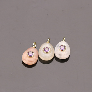 Ciondoli <span class=keywords><strong>a</strong></span> <span class=keywords><strong>Goccia</strong></span> in Pietra Dura e Cristallo Naturale per Creazione di Gioielli Collane Fai da Te Orecchini e Accessori - Product Image 4