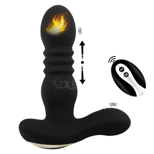Massaggiatore Prostatico Maschile in Silicone con 10 Modalità, Plug Anale Riscaldato, Vibratore Anale, Giocattoli Sexy per Adulti, Vendita Diretta dalla Fabbrica SEXBAY - Product Image 1
