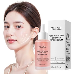 Serum Perawatan Kulit Korea ODM Dengan Bakuchiol Retinol Perawatan Pori-pori, Pengencang & Penambah Volume Kulit Wajah, Serum Kolagen Peptida Pink - Product Image 1