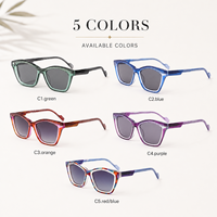Lunettes de soleil Mellume vintage œil de chat en acétate pour hommes, lunettes de soleil papillon rétro de luxe pour femmes, monture texturée, lunettes tendance