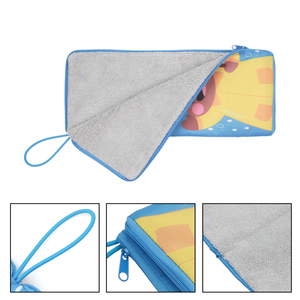 Funda Protectora para Paraguas Plegable, Microfibra 210D Poliéster, Impermeable, con Cierre - Product Image 3