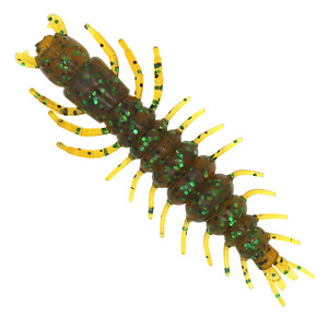 Appâts artificiels souples pour insectes, 3,8 g, 75 mm, appât souple en forme de ver, 12 pièces/sac, leurre de pêche avec parfum de poisson salé - Product Image 2